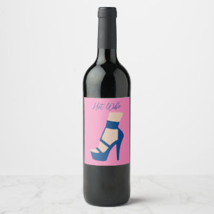 Étiquette Pour Bouteilles De Vin Chaussure à talon élevé Thunder_Cove