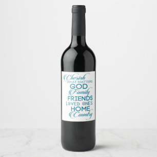 Étiquette Pour Bouteilles De Vin Chercher ce qui compte Turquoise
