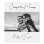 Chic Simple Photo Typographie Moderne