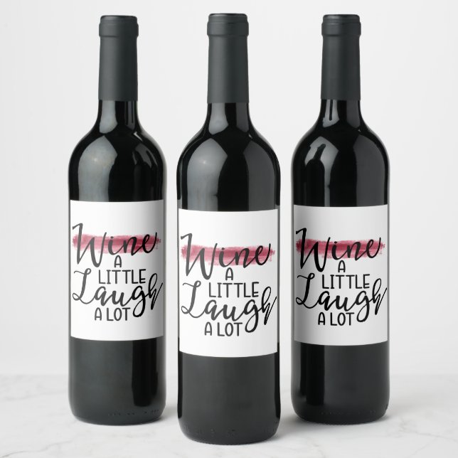 Étiquette Pour Bouteilles De Vin Citation De Vin Drôle (Bouteilles)