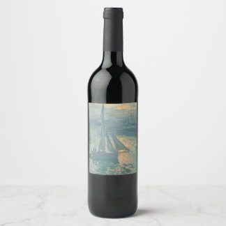 Étiquette Pour Bouteilles De Vin Claude Monet - Lever de soleil