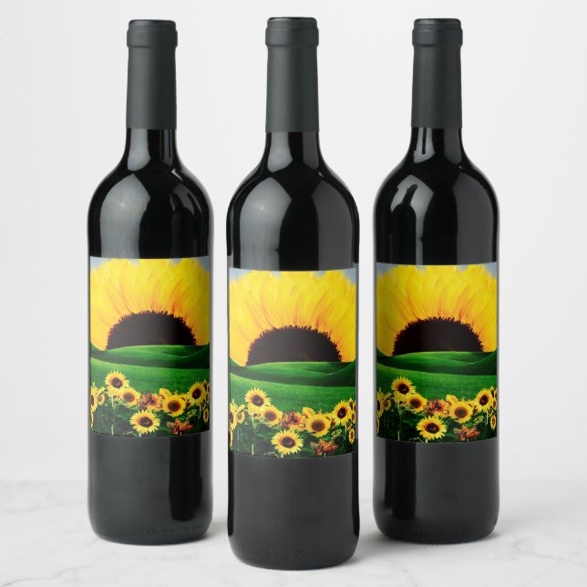 ÉTIQUETTE POUR BOUTEILLES DE VIN COLLINE DU SOL (Bouteilles)