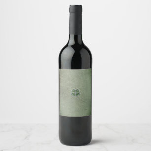 Étiquette Pour Bouteilles De Vin Colover Trèfle Shamrock Jour de la Saint-Patrick C