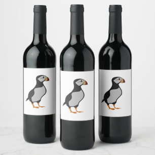 Étiquette Pour Bouteilles De Vin Corsal de Puffin