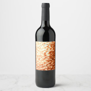 Étiquette Pour Bouteilles De Vin Coucher du soleil