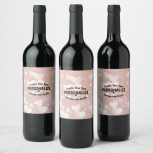 Étiquette Pour Bouteilles De Vin Créez le Vôtre