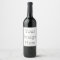 Créez votre étiquette de vin