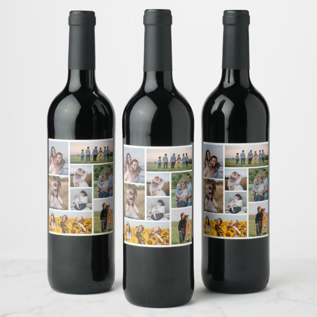 Étiquette Pour Bouteilles De Vin Créez votre propre collection de photos 8 (Bouteilles)