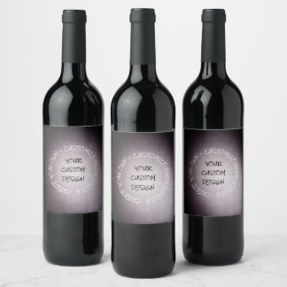 Étiquette Pour Bouteilles De Vin Créez votre propre Customisé