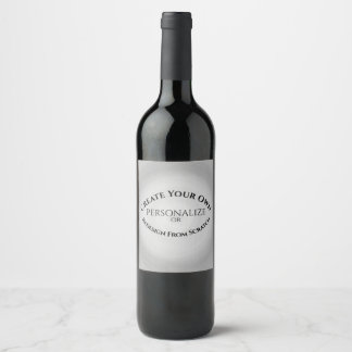 Étiquette Pour Bouteilles De Vin Créez Votre Propre Élement Personnalisé