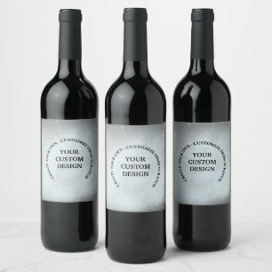 Étiquette Pour Bouteilles De Vin Créez Votre Propre Modèle