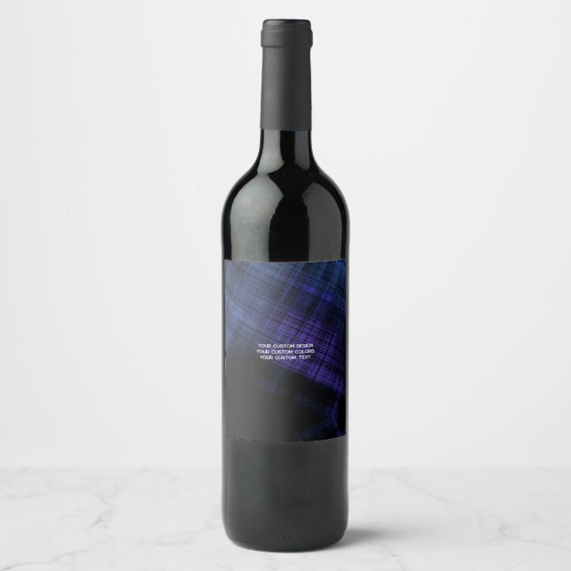 Étiquette Pour Bouteilles De Vin Créez votre propre personnalisation personnalisée (Devant)