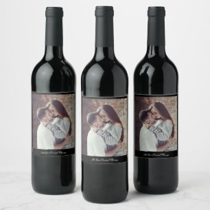 Étiquette Pour Bouteilles De Vin Créez votre propre photo