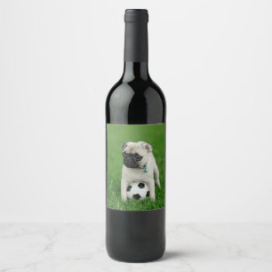 Étiquette Pour Bouteilles De Vin Créez Votre Propre Photo de Compagnon à Quatre Pat