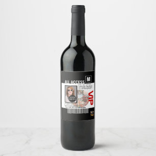 Étiquette Pour Bouteilles De Vin Créez votre propre VIP Pass 8 façons de personnali
