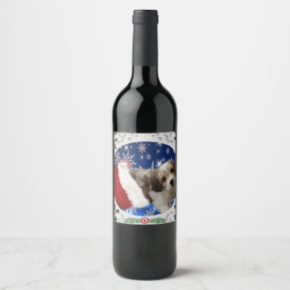 Étiquette Pour Bouteilles De Vin Cute Cavachon