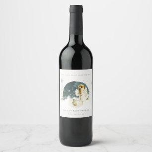 Étiquette Pour Bouteilles De Vin Cute Fée Enchantée Magique Sur Le Chemin Baby show