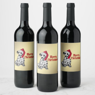 Étiquette Pour Bouteilles De Vin Dalmatian