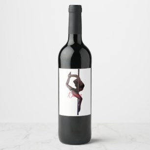Étiquette Pour Bouteilles De Vin Danseuse Thunder_Cove