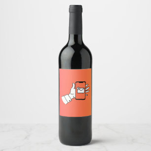 Étiquette Pour Bouteilles De Vin Désordre de vin