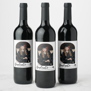 Étiquette Pour Bouteilles De Vin Diplôme photo Arché Moderne
