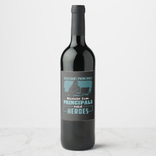 Étiquette Pour Bouteilles De Vin Directeurs adjoints