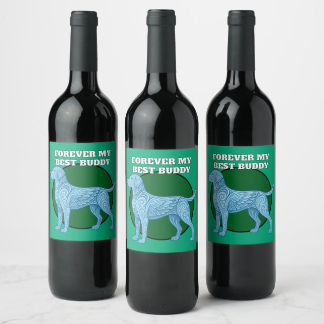 Étiquette Pour Bouteilles De Vin dog lover (Bouteilles)
