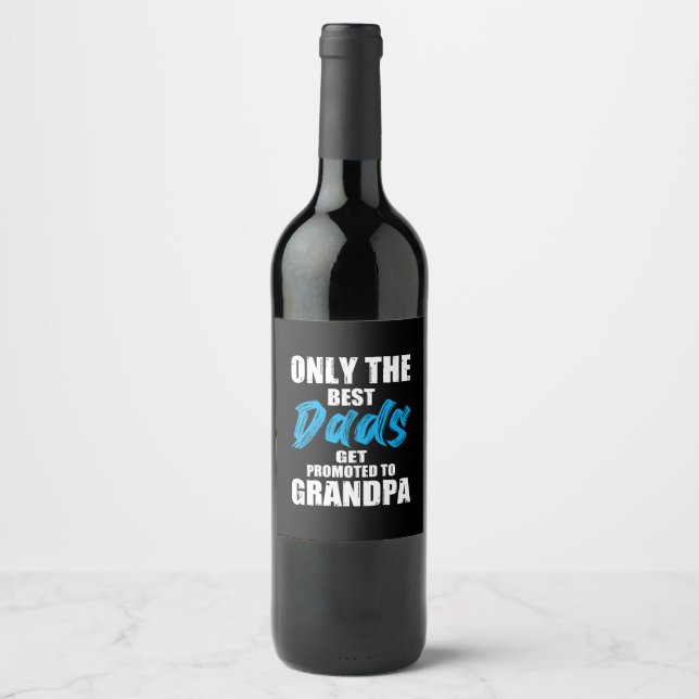 Étiquette Pour Bouteilles De Vin Don Père | Seulement Les Meilleurs Pères (Devant)