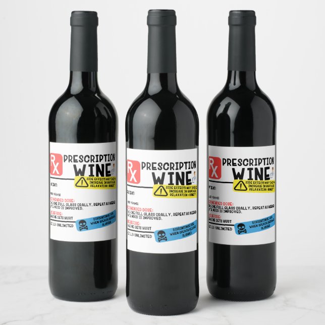 Étiquette Pour Bouteilles De Vin Drôle (Bouteilles)