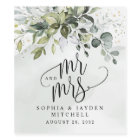 Dusty Blue Eucalyptus Greenery M. et Mme la Mariag