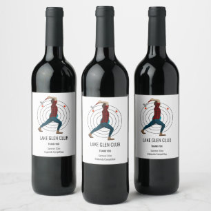 Étiquette Pour Bouteilles De Vin Éclatement de l'Ax