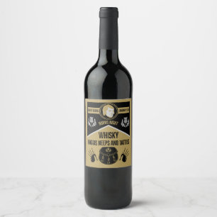 Étiquette Pour Bouteilles De Vin Ecosse Burns Night