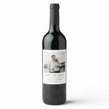 Élégant et simple Weeding moderne Enregistrer la d