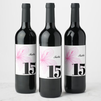 Étiquette Pour Bouteilles De Vin Elégant Étiquette de table de fête de vin personna