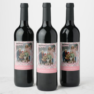 Étiquette Pour Bouteilles De Vin Élégant Motif plat rustique élégant