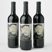 Élégant & Rose Blanche Romantique Personnalisé