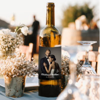 Élégante photo de couple de mariage