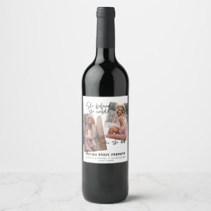 Étiquette Pour Bouteilles De Vin Elle croyait qu'elle pouvait faire son diplôme