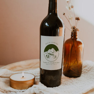 Étiquette Pour Bouteilles De Vin Enterrement de vie de jeune fille Camp personnalis
