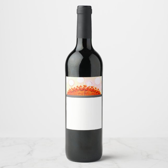 Étiquette Pour Bouteilles De Vin Étiquette d'adresse de retour JESSICA ANNE FRANK S (Devant)
