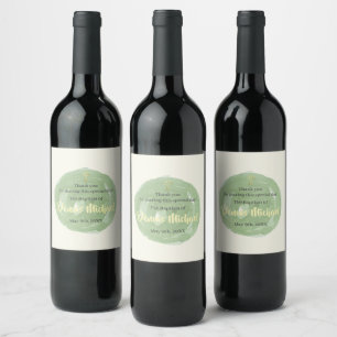 Étiquette Pour Bouteilles De Vin Étiquette de bouteille de vin de Dennis