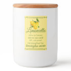Étiquette de limoncello moderne et tendance pour u