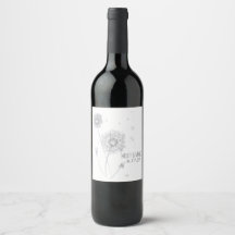 Étiquette de vin Dandelion