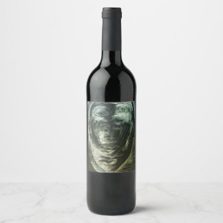 Étiquette Pour Bouteilles De Vin Étiquette de vin d'art original