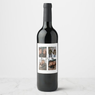Étiquette Pour Bouteilles De Vin Étiquette de vin personnalisée pour la Saint-Valen