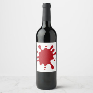Étiquette Pour Bouteilles De Vin Étiquette de vin personnalisée rouge tomate