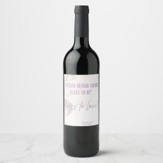 Étiquette Pour Bouteilles De Vin Étiquette mariage de bouteille