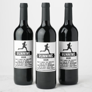Étiquette Pour Bouteilles De Vin Exécution de la définition