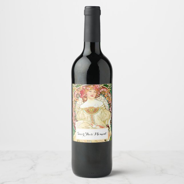 Étiquette Pour Bouteilles De Vin F. Champenois Imprimeur-Éditeur (Devant)