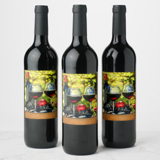 Étiquette Pour Bouteilles De Vin Fait maison